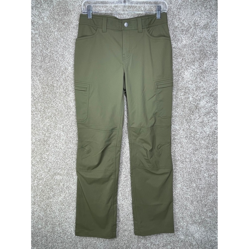 REI Co-op Trailmade Cargo Hiking Pants Women Size 6 Olive Green Stretch Outdoor